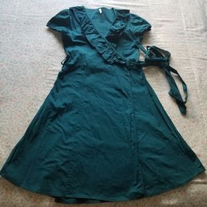 Modcloth wrap midi dress